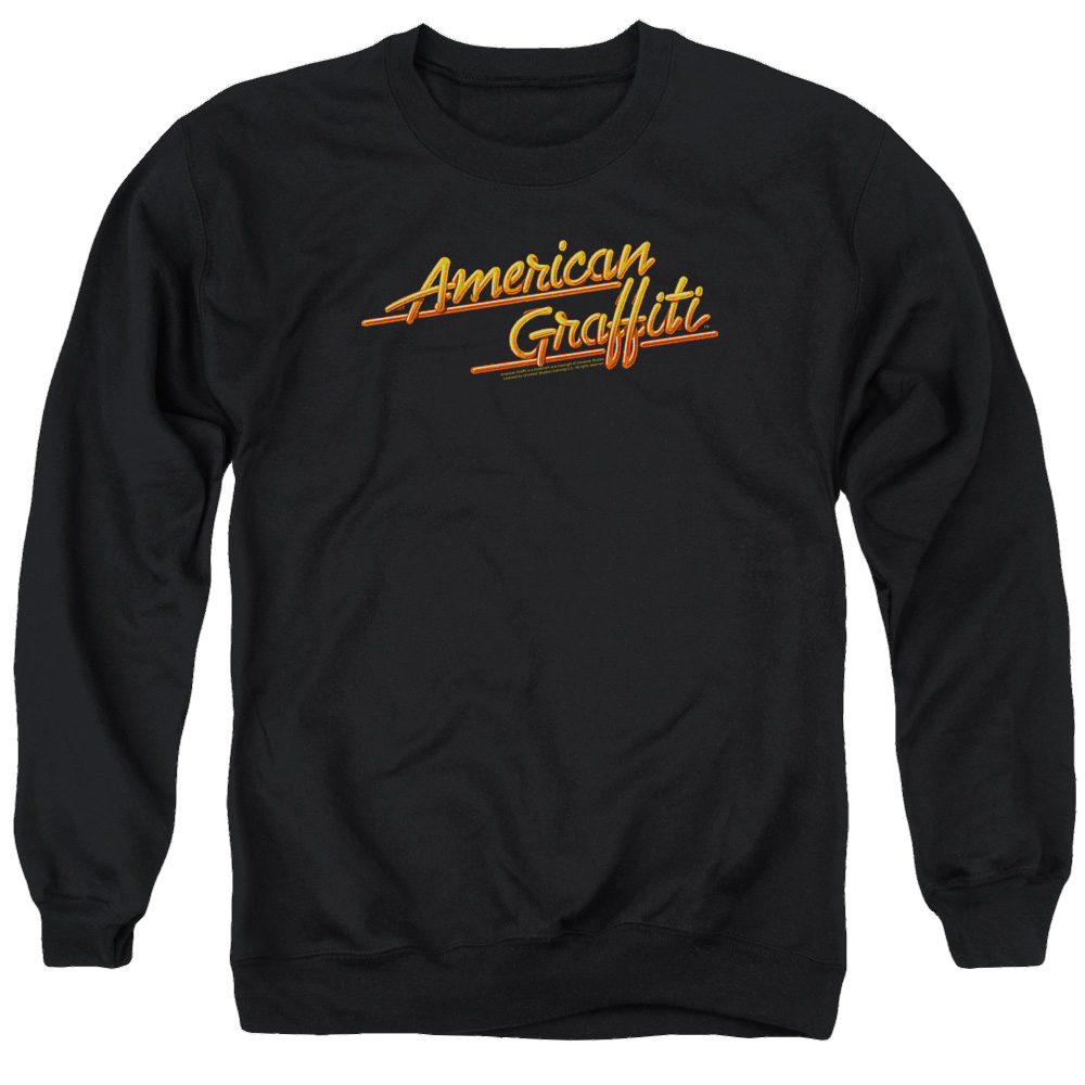 American Graffiti Neon Logo - Men's Crewneck Sweatshirt