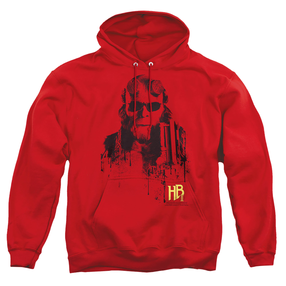 Hellboy 2 The Golden Army Splatter Gun - Pullover Hoodie