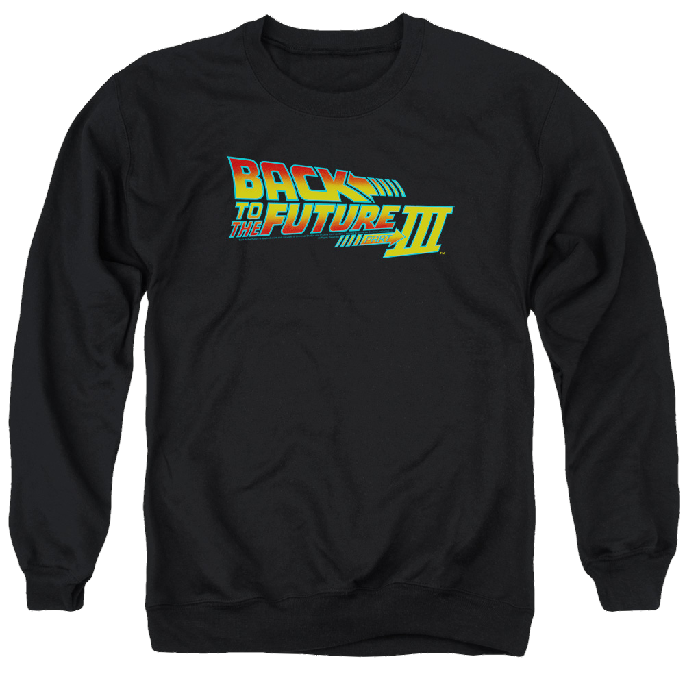 Back to the Future Trilogy Logo - Men's Crewneck Sweatshirt