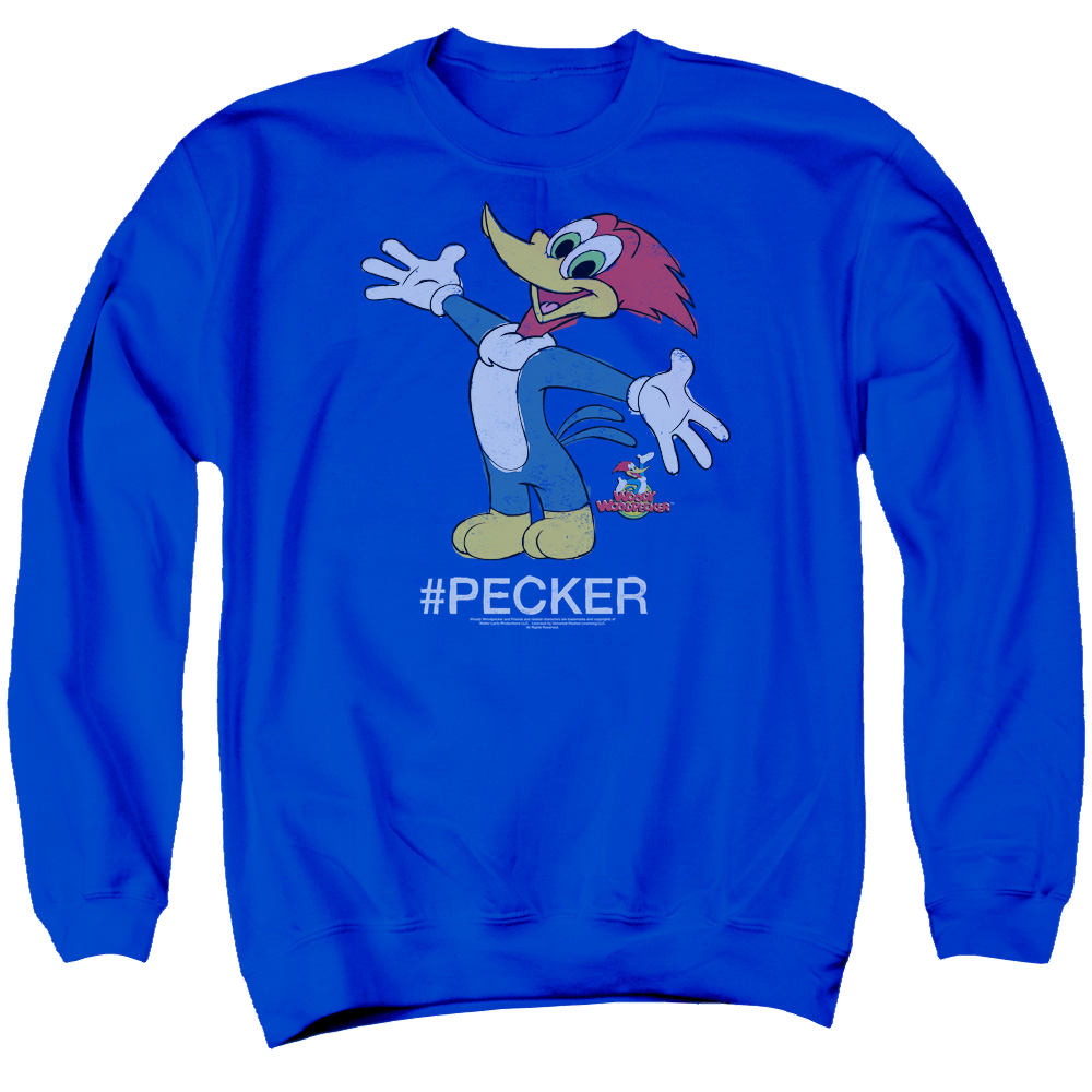 Woody Woodpecker Hashtag Woody - Men's Crewneck Sweatshirt