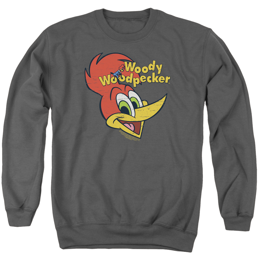 Woody Woodpecker Retro Logo - Men's Crewneck Sweatshirt