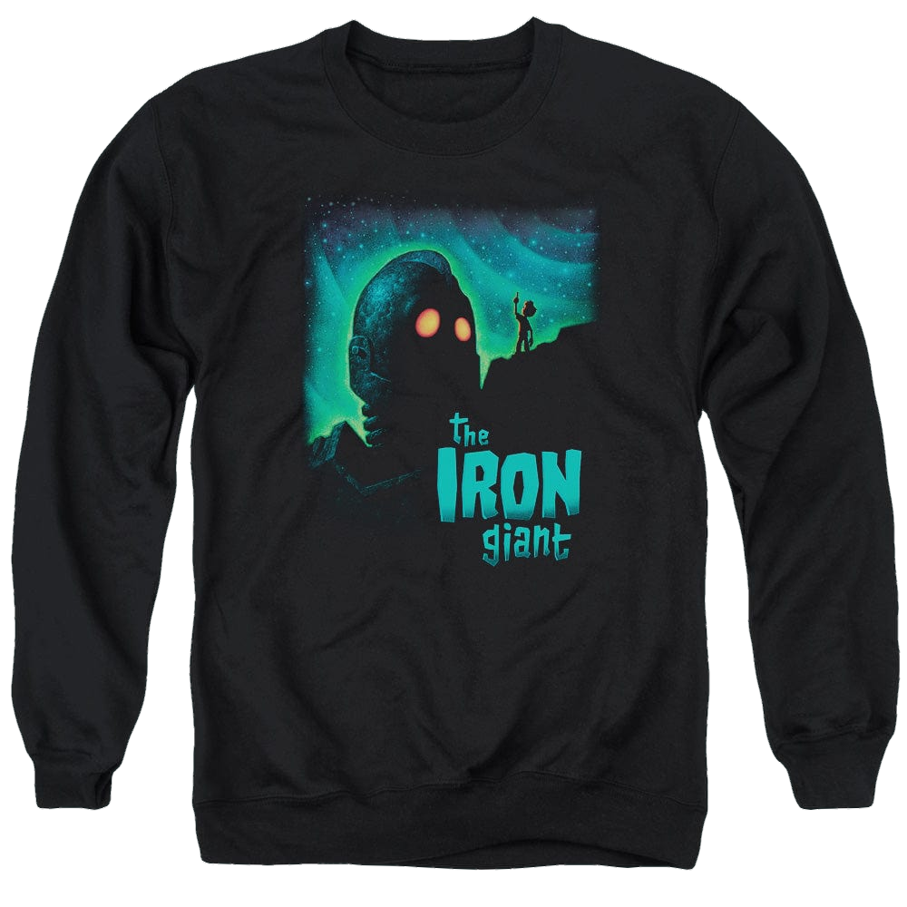 Iron Giant, The Look To The Stars - Men's Crewneck Sweatshirt