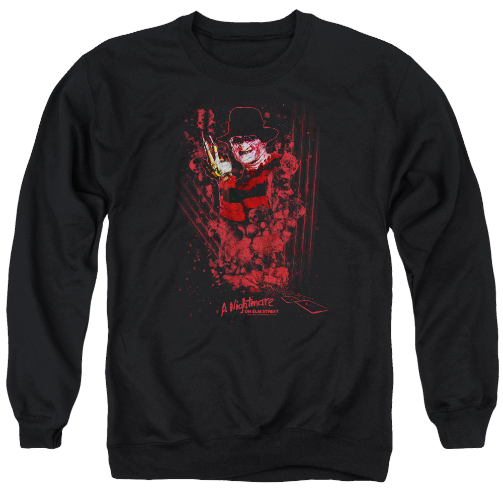 A Nightmare on Elm Street One Two Freddys Coming For You - Men's Crewneck Sweatshirt