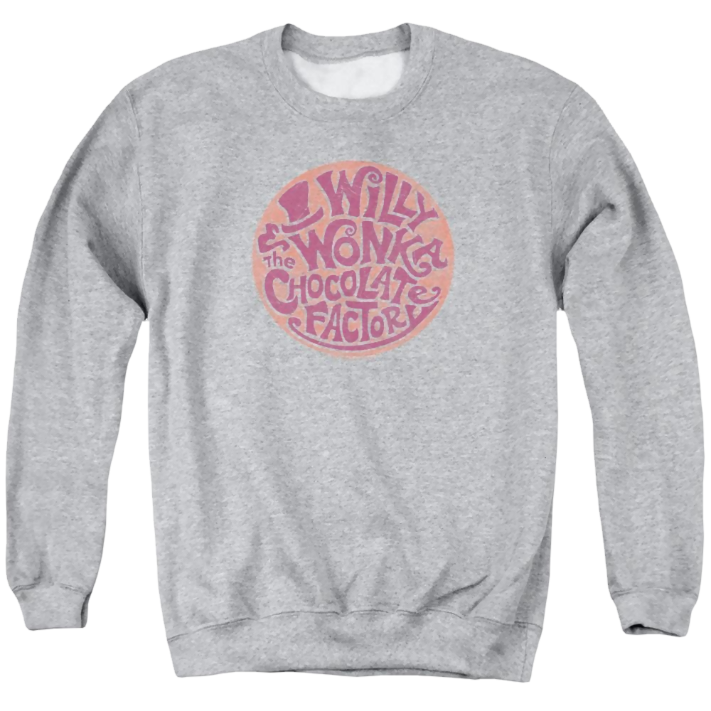 Willy Wonka & the Chocolate Factory Circle Logo Men's Crewneck Sweatshirt