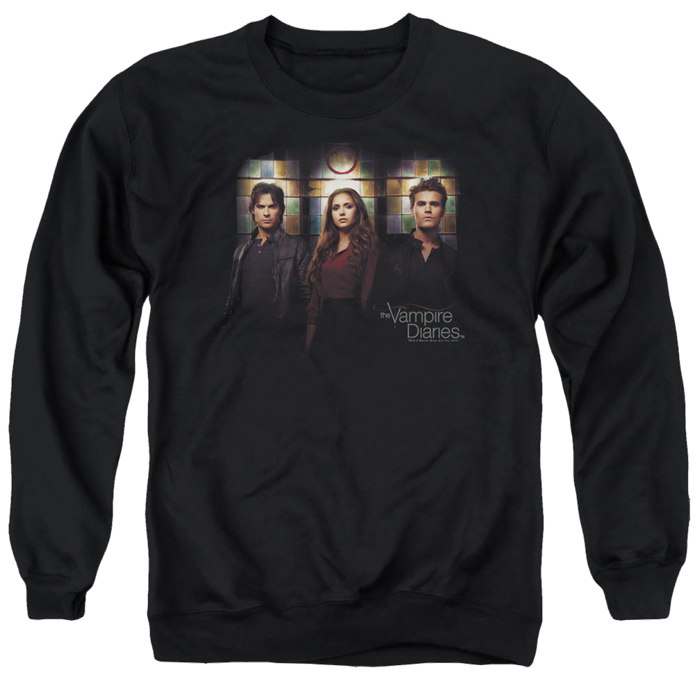 Vampire Diaries, The Stained Windows - Men's Crewneck Sweatshirt