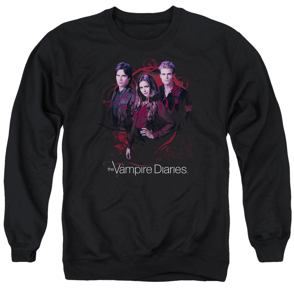 Vampire Diaries, The Company Of Three - Men's Crewneck Sweatshirt