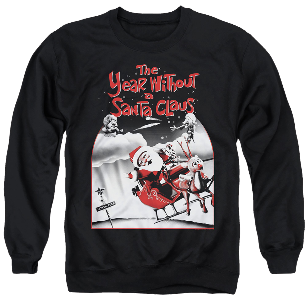 Year Without A Santa Claus, The Santa Poster - Men's Crewneck Sweatshirt