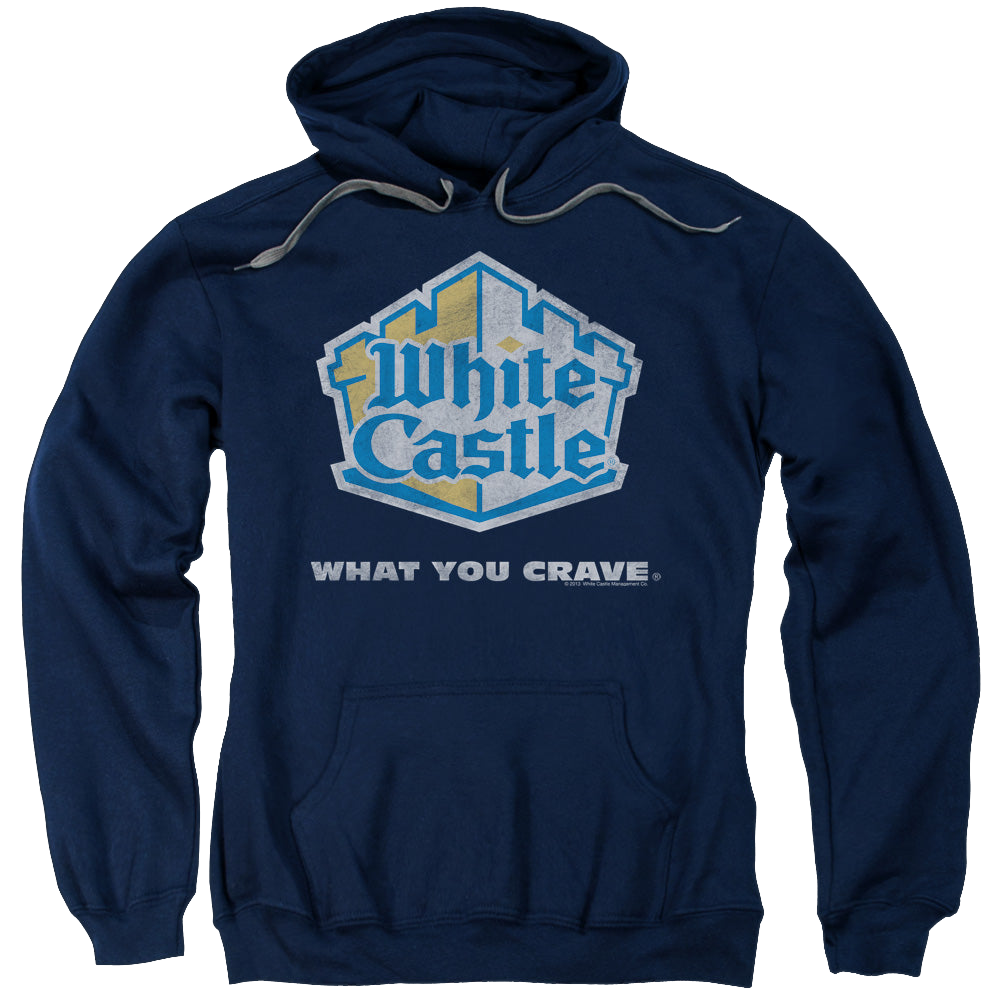 White Castle Distressed Logo - Pullover Hoodie