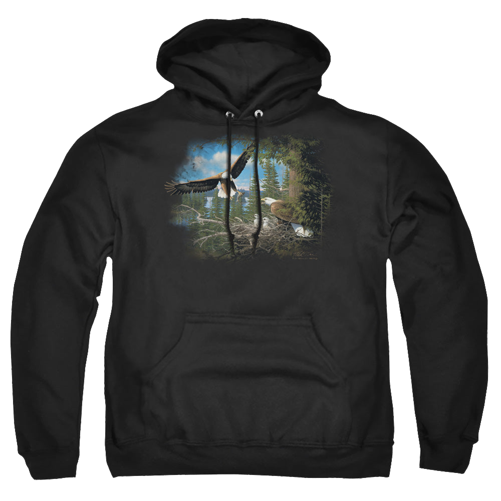 Wild Wings Spring Bald Eagles - Pullover Hoodie