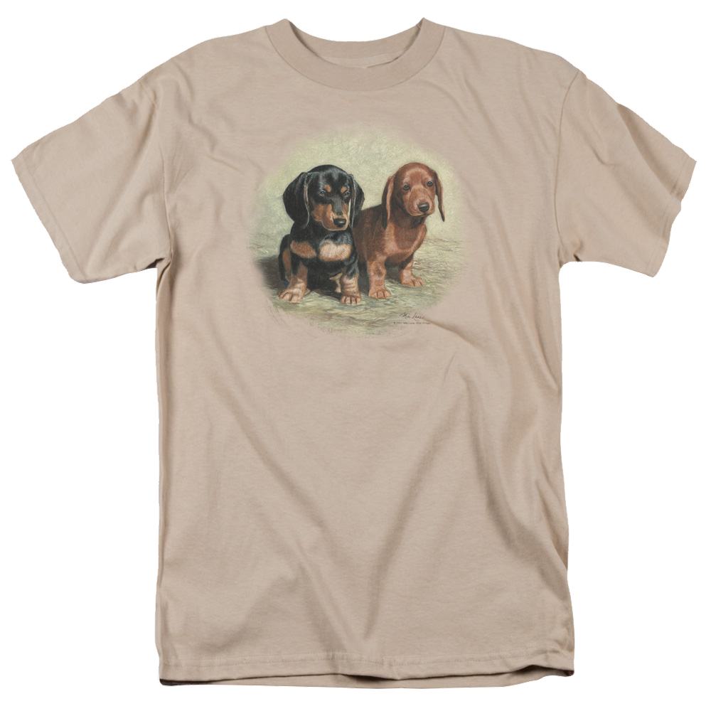 Wild Wings Dachshund Pups - Men's Regular Fit T-Shirt