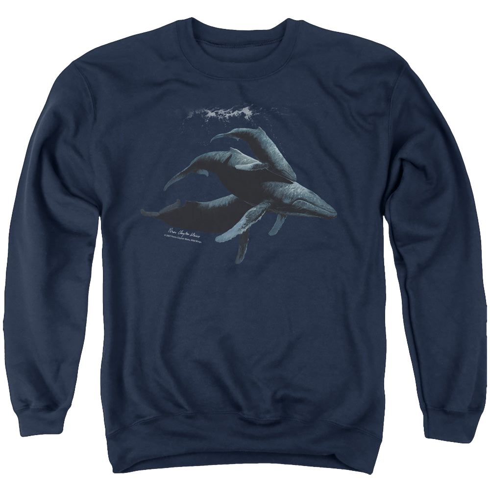 Wild Wings Power&Grace - Men's Crewneck Sweatshirt