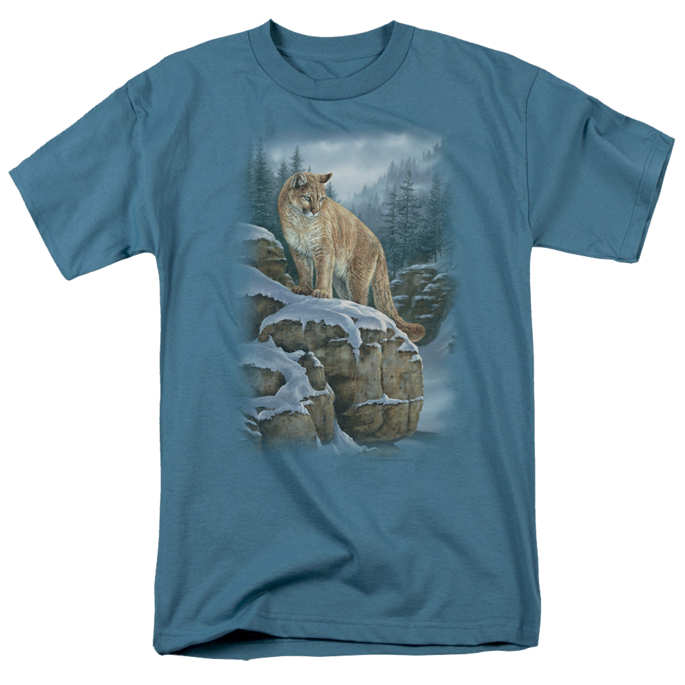 Wild Wings Misty Canyon Cougar - Men's Regular Fit T-Shirt