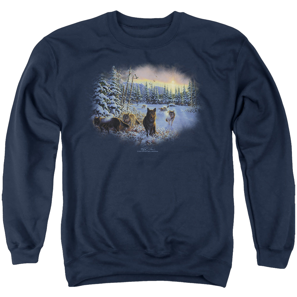 Wild Wings Hunters Moon The Spoils - Men's Crewneck Sweatshirt