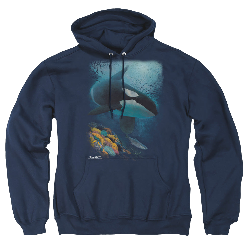 Wild Wings Salmon Hunter Orca - Pullover Hoodie