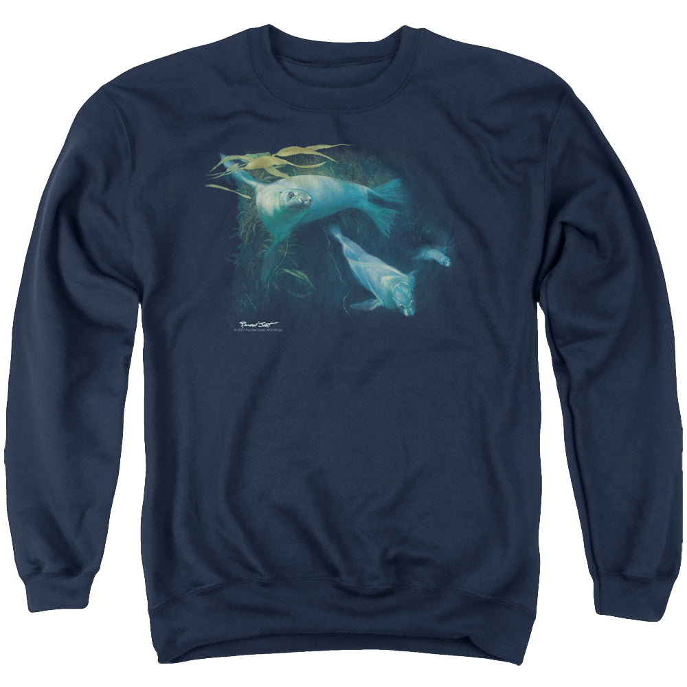 Wild Wings Kelp Patrol - Men's Crewneck Sweatshirt