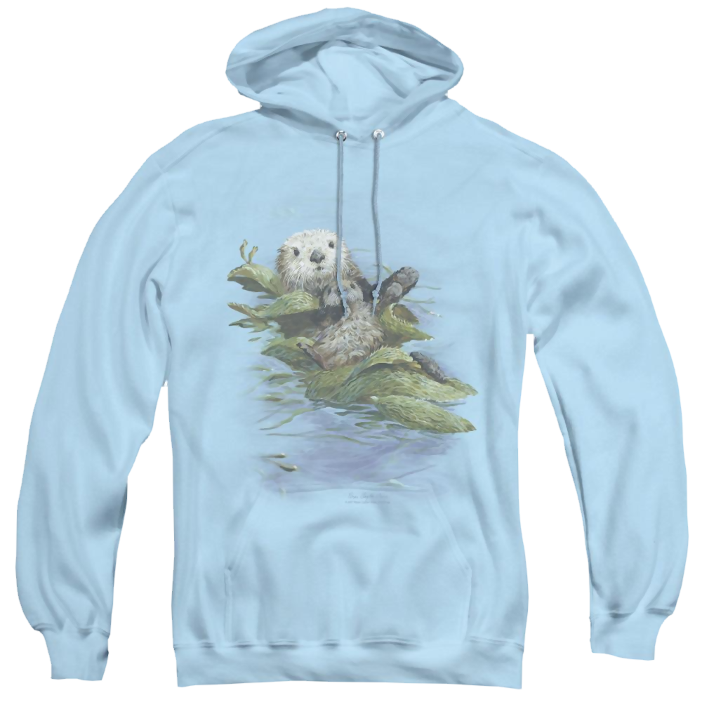 Wild Wings Kelp Cradle Otters - Pullover Hoodie