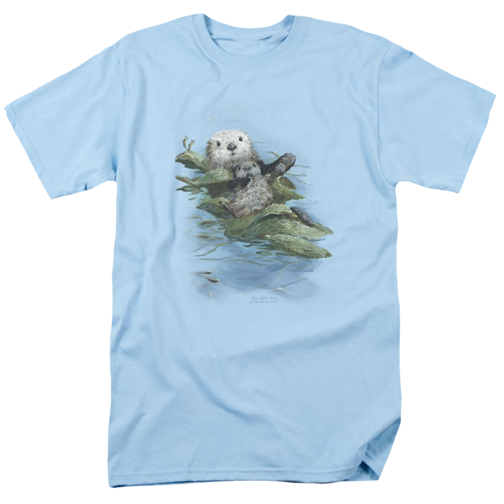 Wild Wings Kelp Cradle Otters - Men's Regular Fit T-Shirt