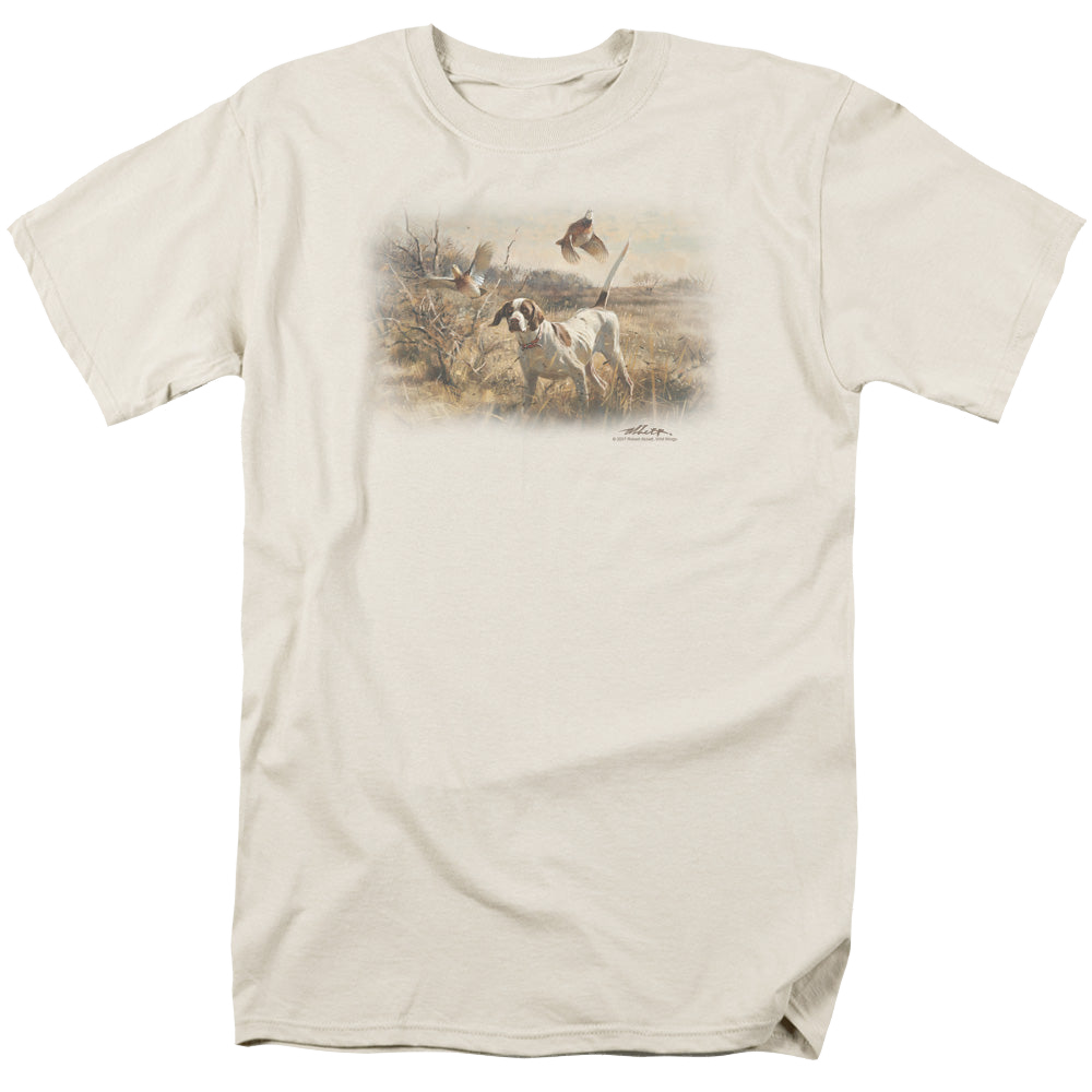 Wild Wings Pointer & Bobwhite Quail - Men's Regular Fit T-Shirt