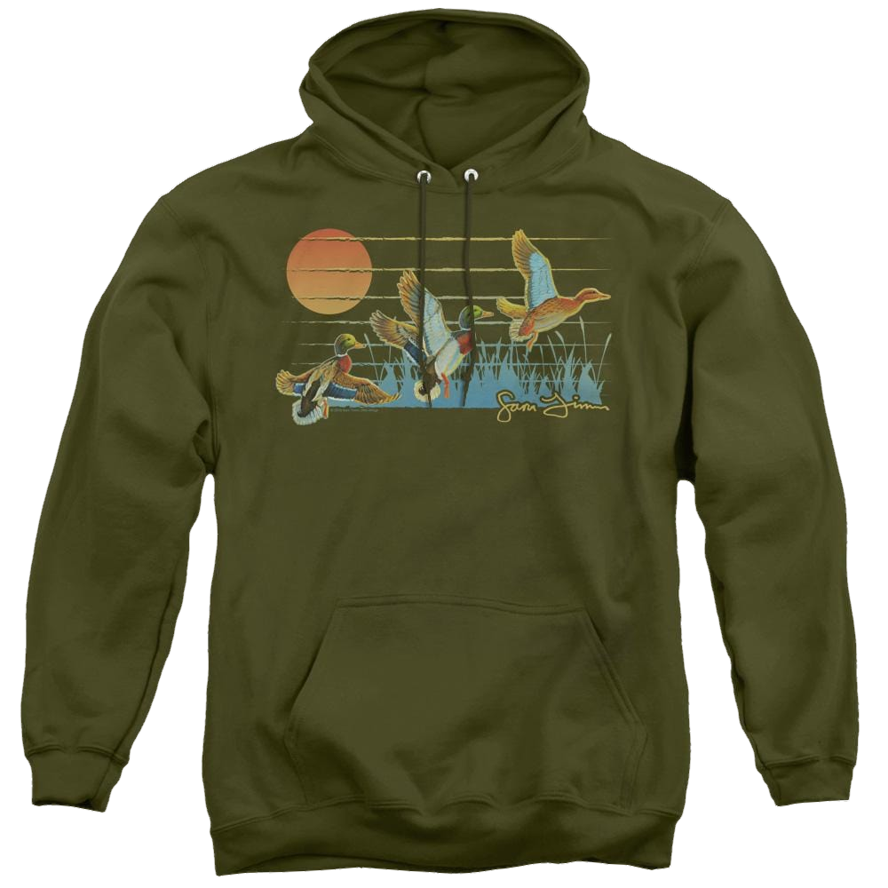 Wild Wings Three Ducks - Pullover Hoodie