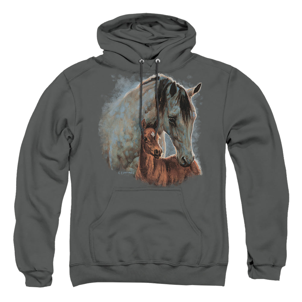 Wild Wings Painted Horses - Pullover Hoodie