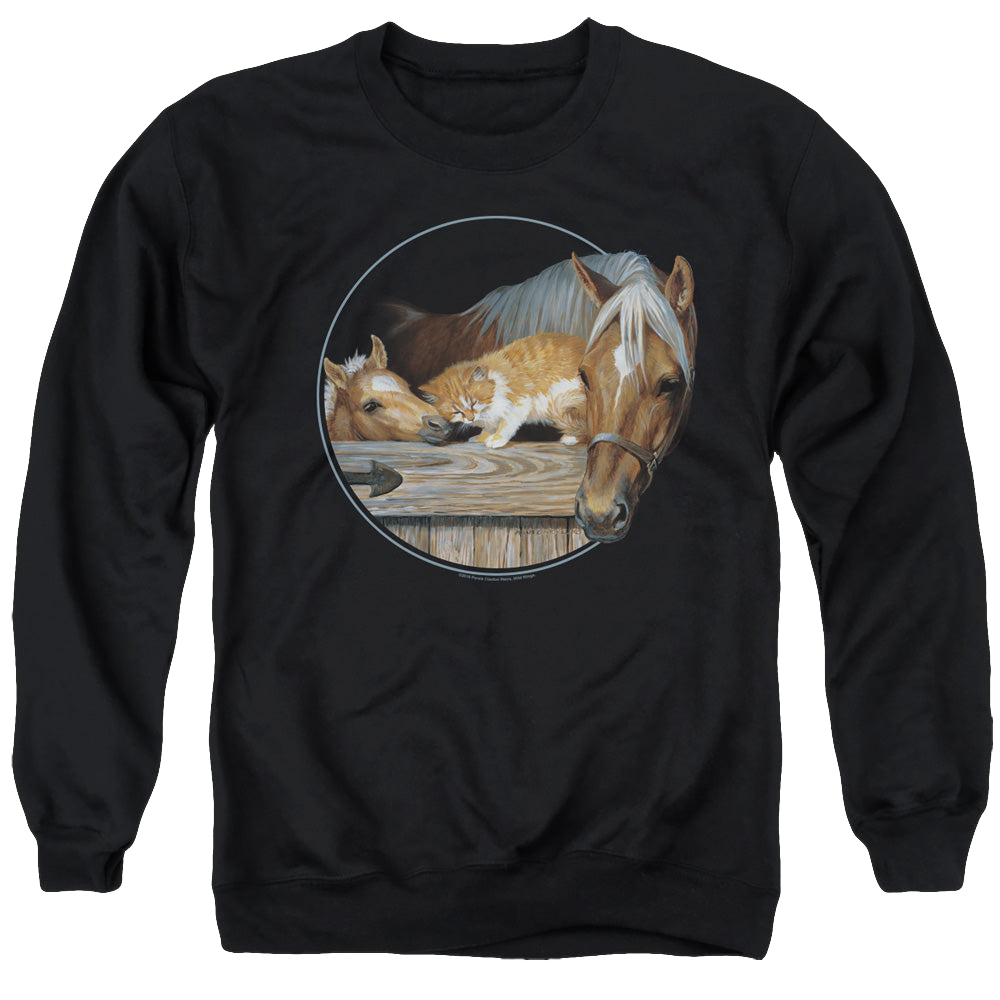 Wild Wings Everyone Loves Kitty - Men's Crewneck Sweatshirt