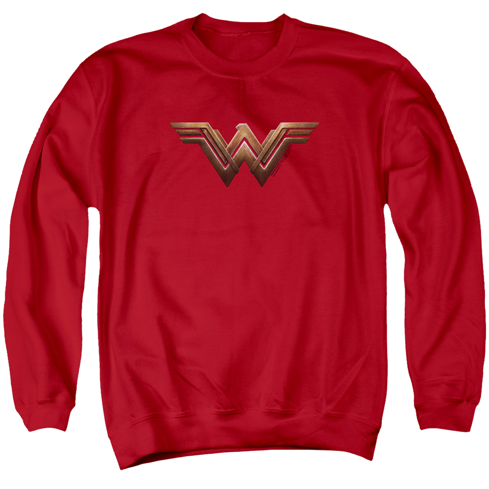 Wonder Woman Wonder Woman Logo Men's Crewneck Sweatshirt