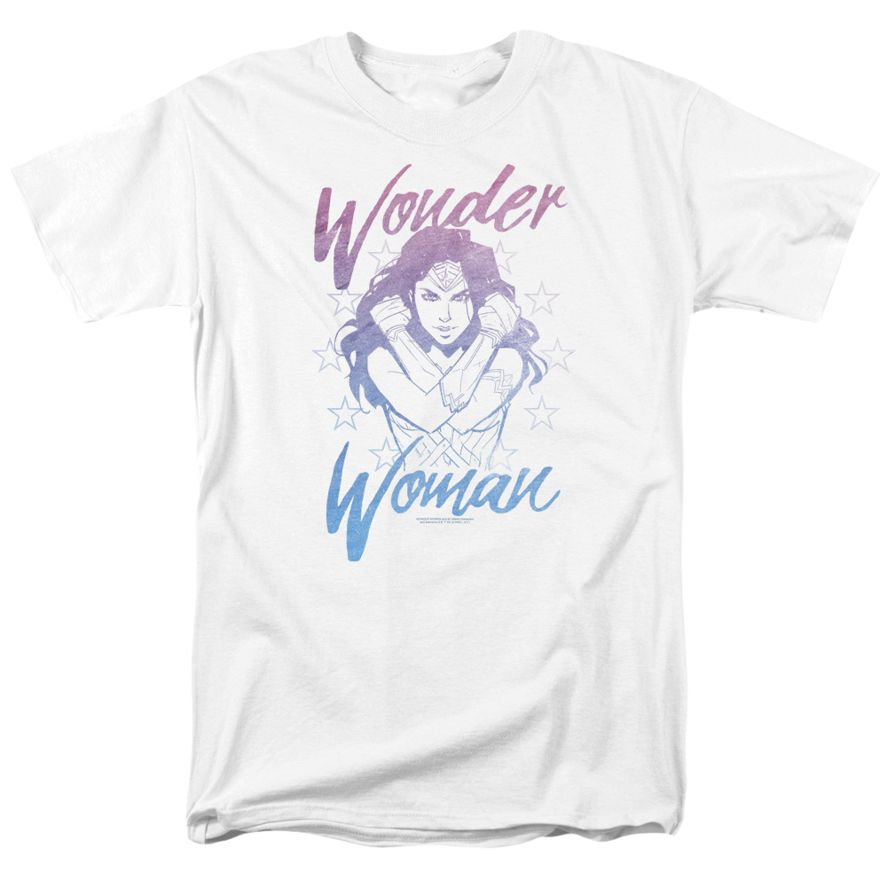 Wonder Woman Retro Stance Men's Regular Fit T-Shirt