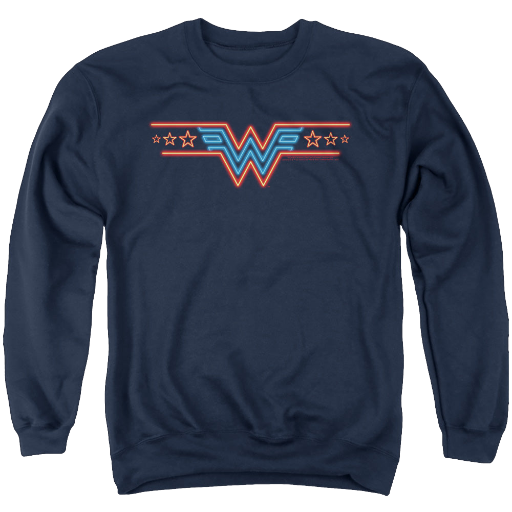 Wonder Woman 1984 Neon Beat - Men's Crewneck Sweatshirt