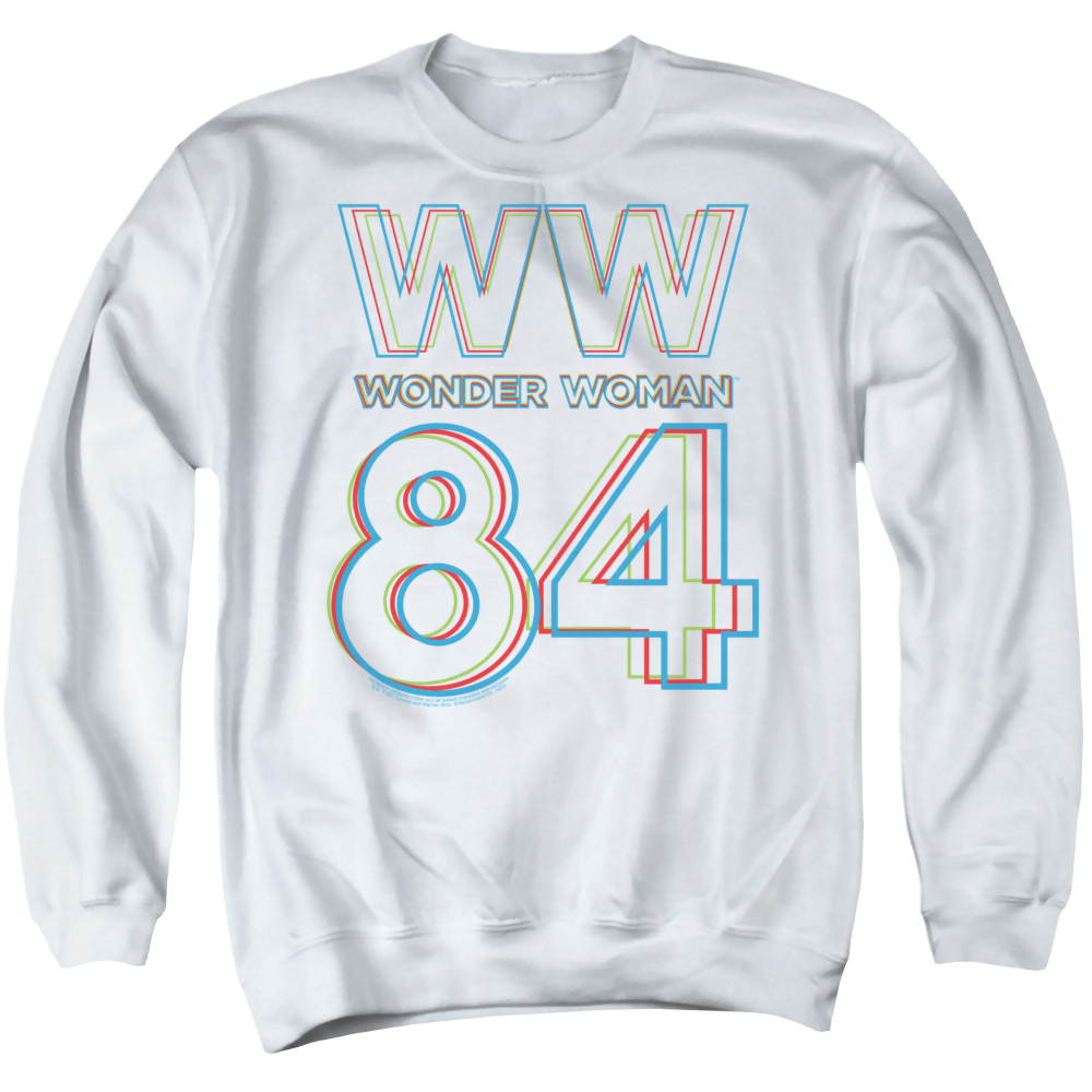 Wonder Woman 1984 3D Hype Logo - Men's Crewneck Sweatshirt