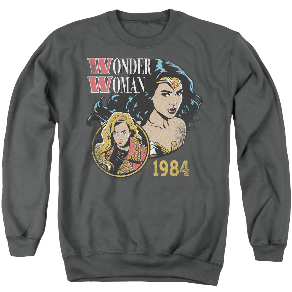 Wonder Woman 1984 84 Retro - Men's Crewneck Sweatshirt