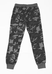 mens white camo joggers