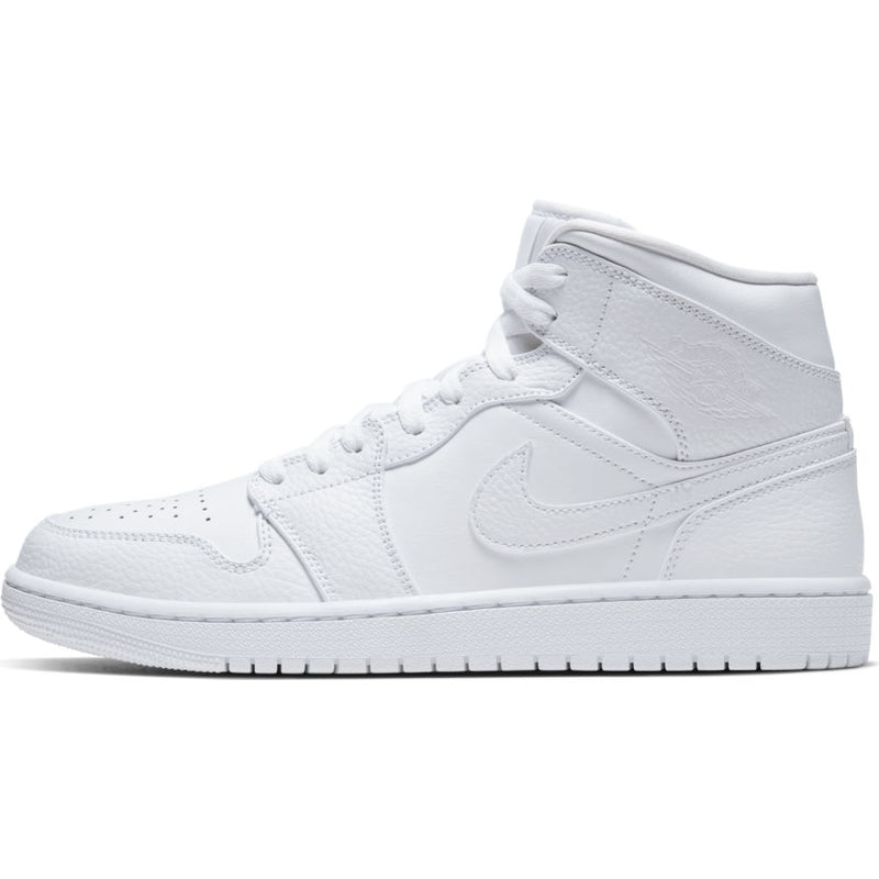 air jordan 1 mid trainers in white