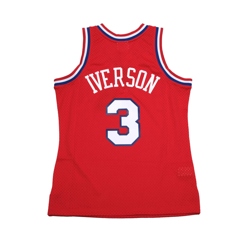 red iverson jersey