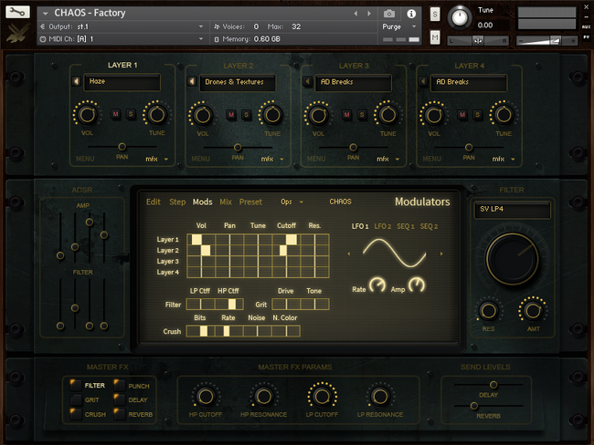 Hybrid Two Project CHAOS Presets GUI