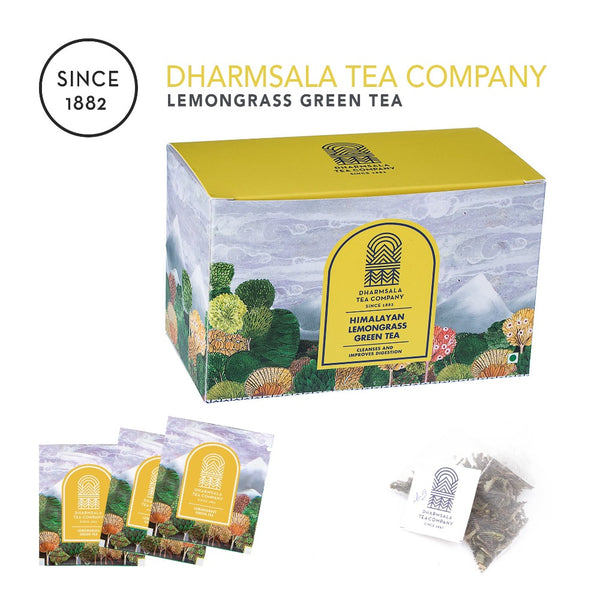 Lemongrass Green Tea Teabags | Kangra Green Tea with Lemongrass ...