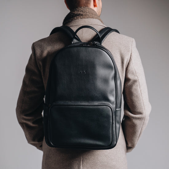 ULX Classic Leather Backpack | Black