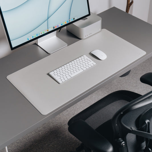 Leather Desk Mat - Black Harvest