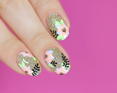 Floral Nail Art Tutorial | heroine.nyc