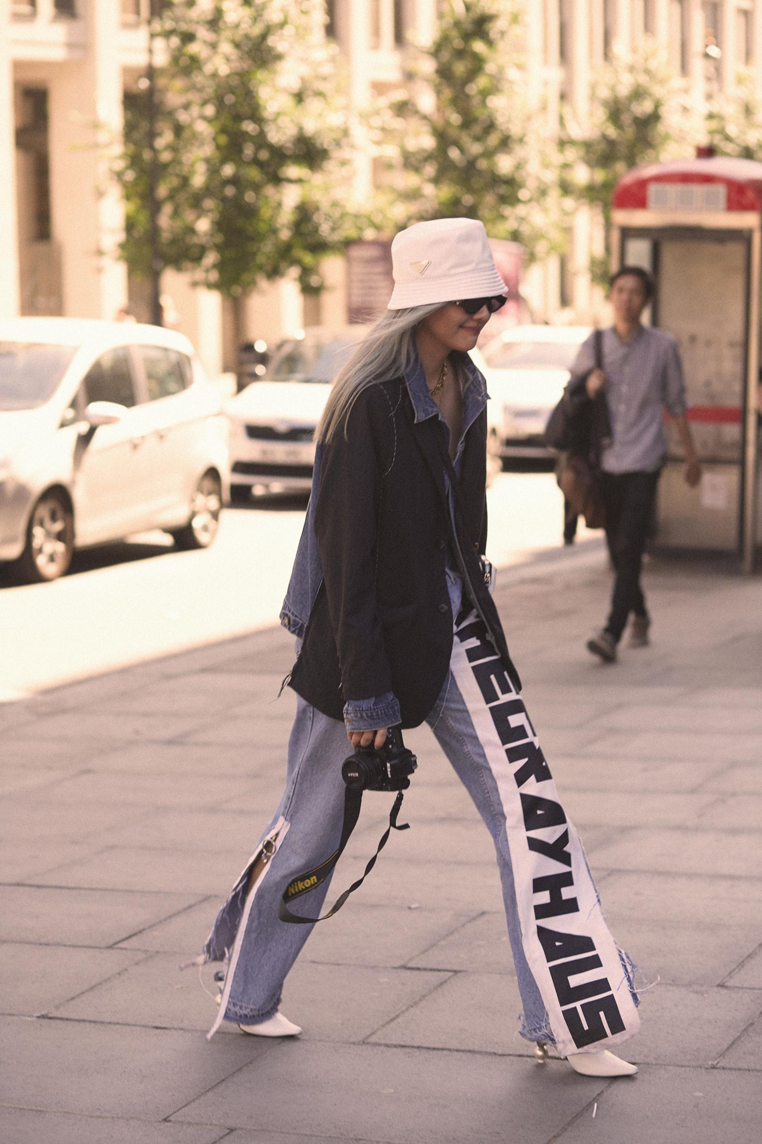 London Fashion Week Streetstyle for Miista 