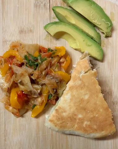 Saltfish recipe buljol coconut bake avocado bread 