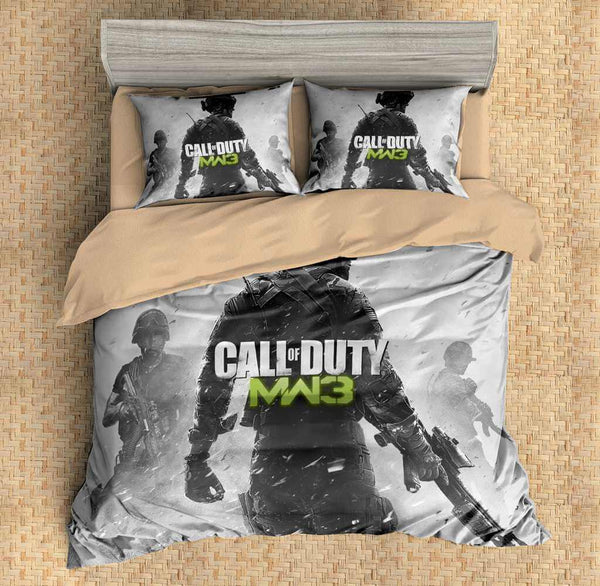 3d Customize Call Of Duty Mw3 Bedding Set Duvet Cover Set Bedroom