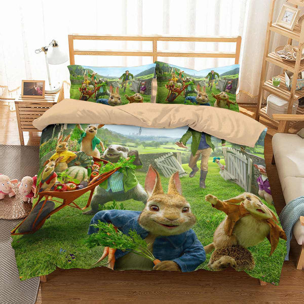 3d customize peter rabbit bedding set duvet cover set bedroom set