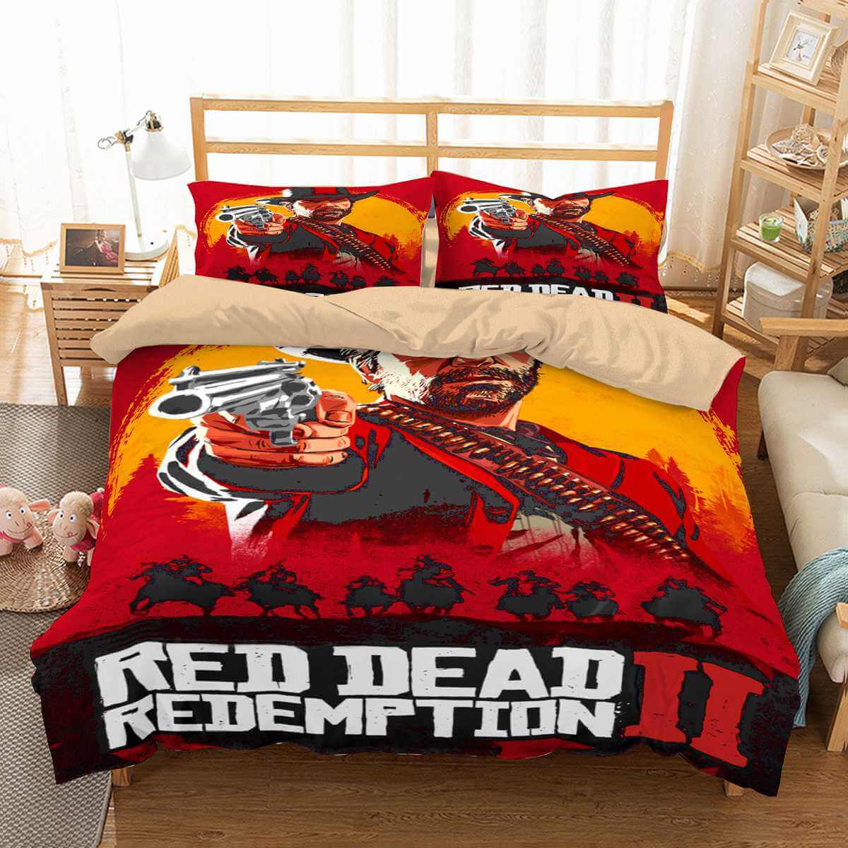 3d Customize Red Dead Redemption 2 Bedding Set Duvet Cover Set