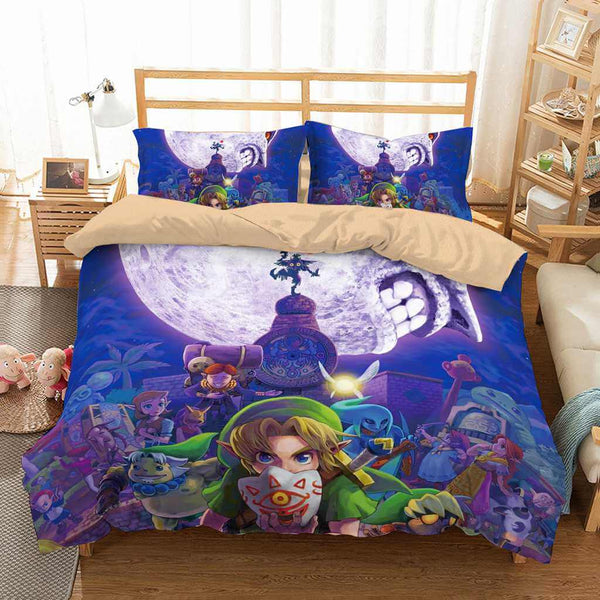 3d The Legend Of Zelda Kids Bedding Set Quilt Cover Comforter Cover Pillowcase Home Garden Edemia Bedding