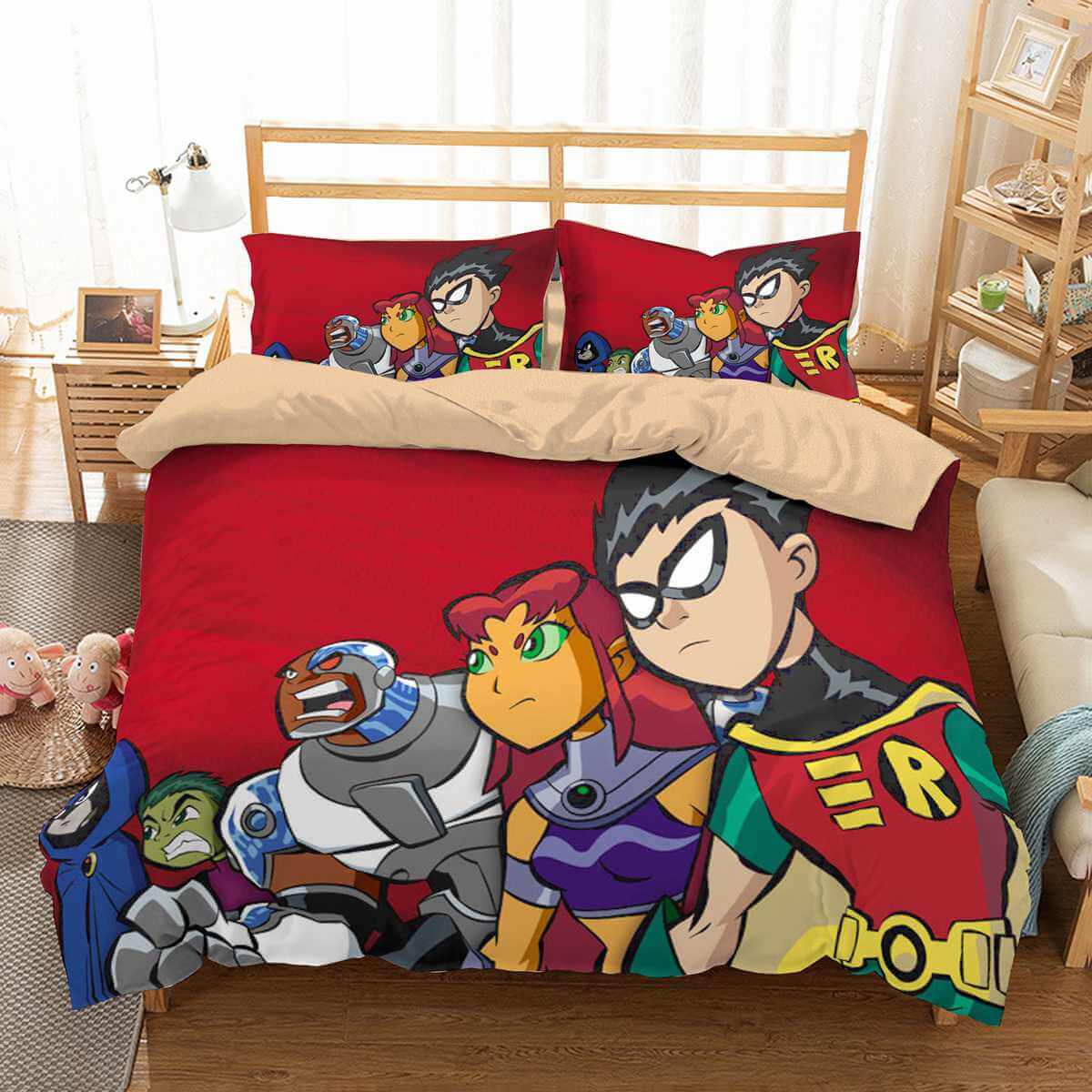 3d Customize Teen Titans Bedding Set Duvet Cover Set Bedroom Set