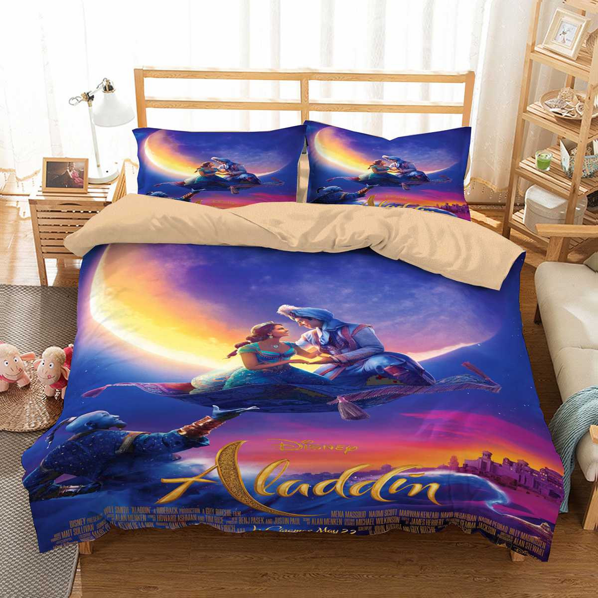 3d Customize Aladdin 2019 Bedding Set Duvet Cover Set Bedroom Set