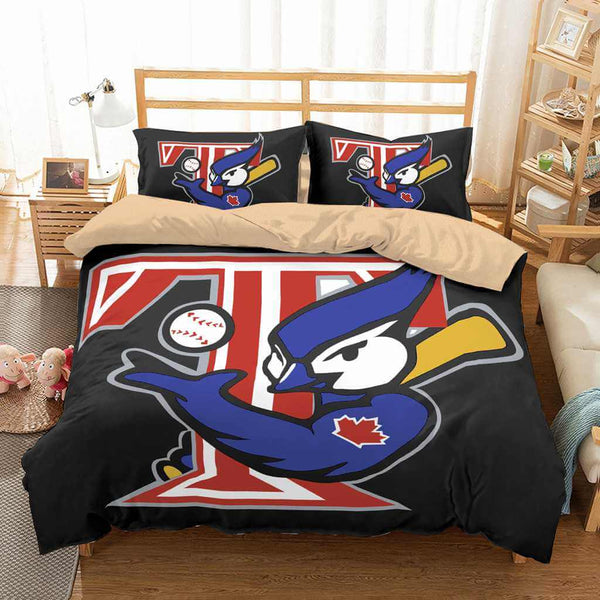 3d Customize Toronto Blue Jays Bedding Set Duvet Cover Set Bedroom
