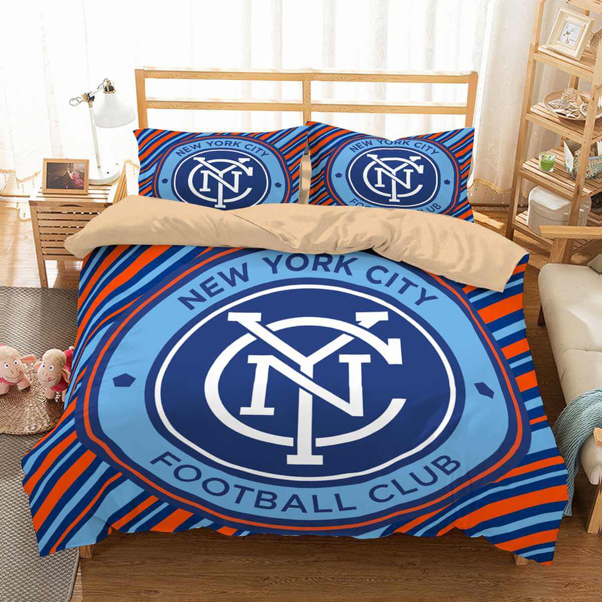 3d Customize New York City Fc Bedding Set Duvet Cover Set Bedroom