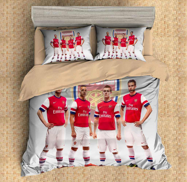 3d Customize Arsenal Bedding Set Duvet Cover Set Bedroom Set