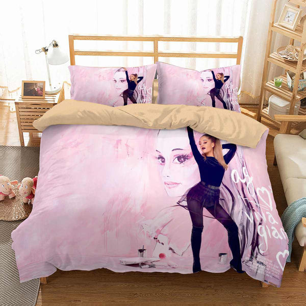 3d customize ariana grande bedding set duvet cover set bedroom set bedlinen